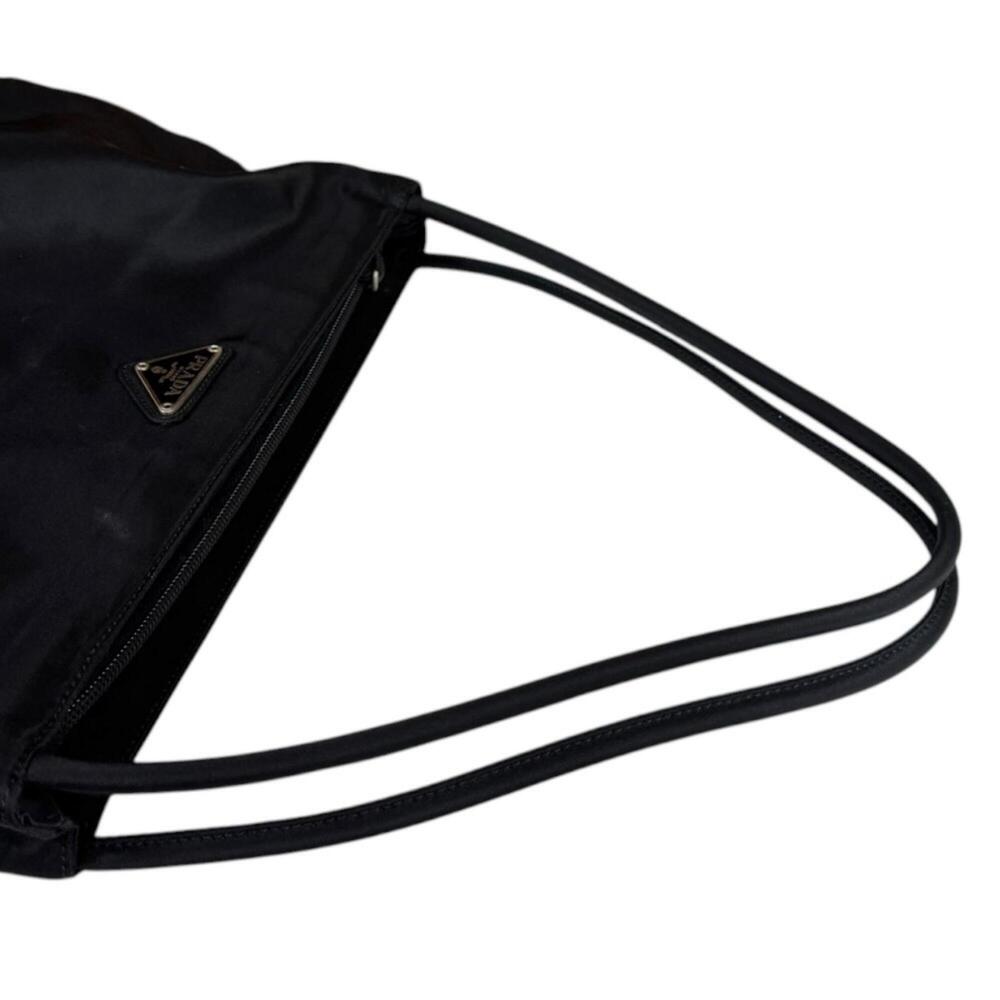 Prada Tote Bag Handbag Nylon B6242 Black Women's PRADA - Picture 14 of 15